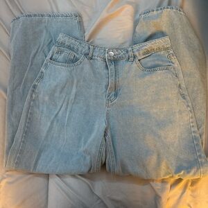 SHEIN Light Blue High Rise Women's Jeans